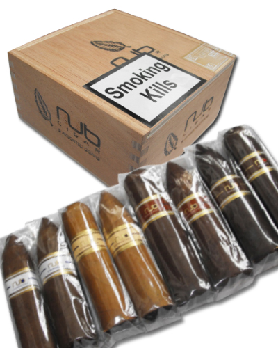 Nub Selection Sampler 8 Cigars And Box 